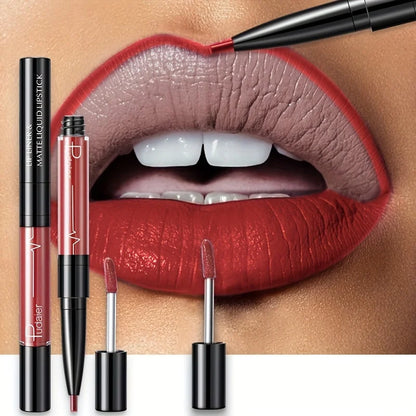 Ultra Precyzyjna Wodoodporna Konturówka do Ust – Trwały Pigment & Idealny Kontur  16 Kolorów