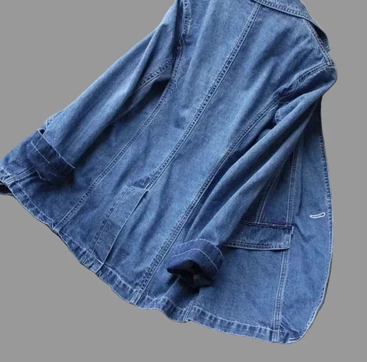 Damska Kurtka Dżinsowa - Uniwersalny Blazer Premium