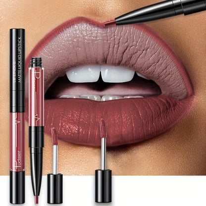 Ultra Precyzyjna Wodoodporna Konturówka do Ust – Trwały Pigment & Idealny Kontur  16 Kolorów