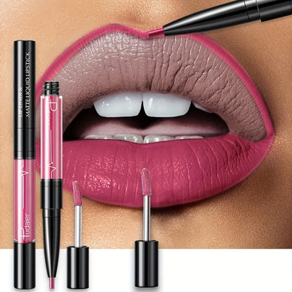 Ultra Precyzyjna Wodoodporna Konturówka do Ust – Trwały Pigment & Idealny Kontur  16 Kolorów