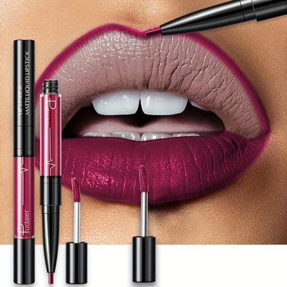 Ultra Precyzyjna Wodoodporna Konturówka do Ust – Trwały Pigment & Idealny Kontur  16 Kolorów