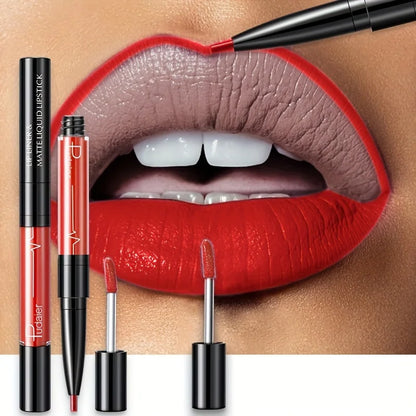 Ultra Precyzyjna Wodoodporna Konturówka do Ust – Trwały Pigment & Idealny Kontur  16 Kolorów