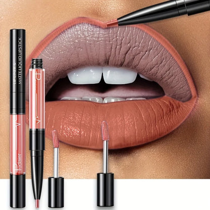 Ultra Precyzyjna Wodoodporna Konturówka do Ust – Trwały Pigment & Idealny Kontur  16 Kolorów