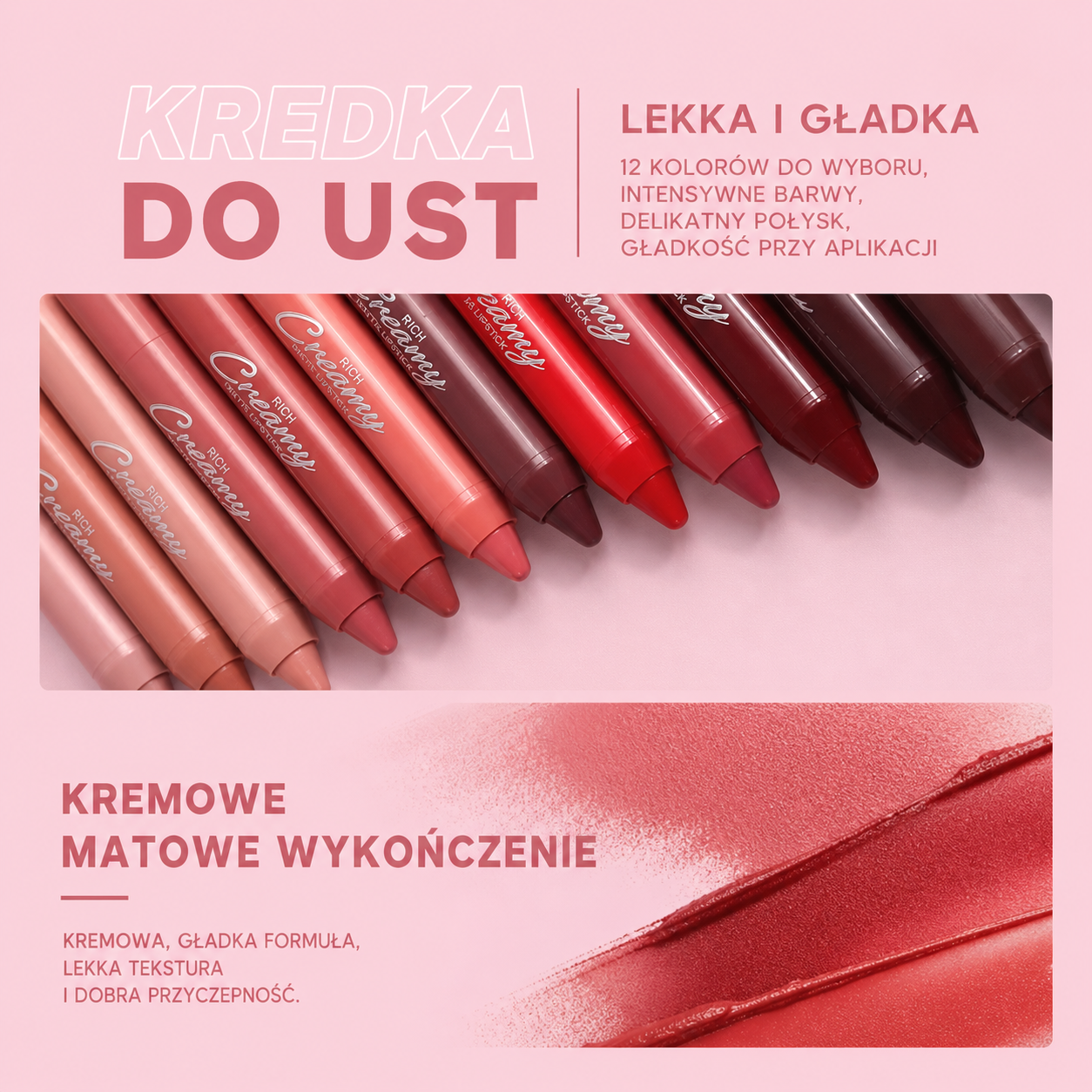 Trwała konturówka do ust waterproof – pełniejsze usta i matowy efekt