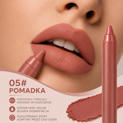Trwała konturówka do ust waterproof – pełniejsze usta i matowy efekt