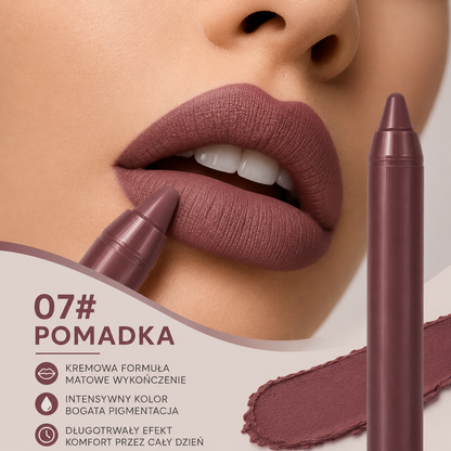 Trwała konturówka do ust waterproof – pełniejsze usta i matowy efekt