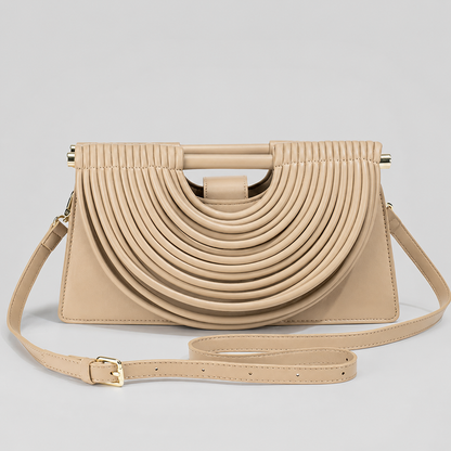 Elegancka Torebka Damska z Metalowym Uchwytem – Designerska Torebka na Ramię i Crossbody