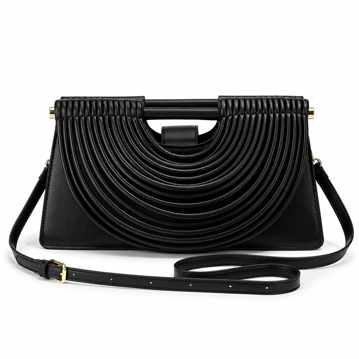 Elegancka Torebka Damska z Metalowym Uchwytem – Designerska Torebka na Ramię i Crossbody