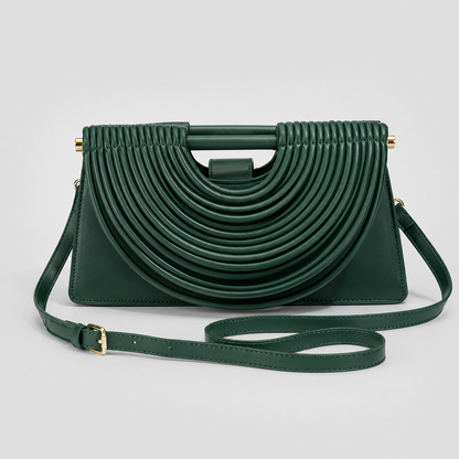 Elegancka Torebka Damska z Metalowym Uchwytem – Designerska Torebka na Ramię i Crossbody