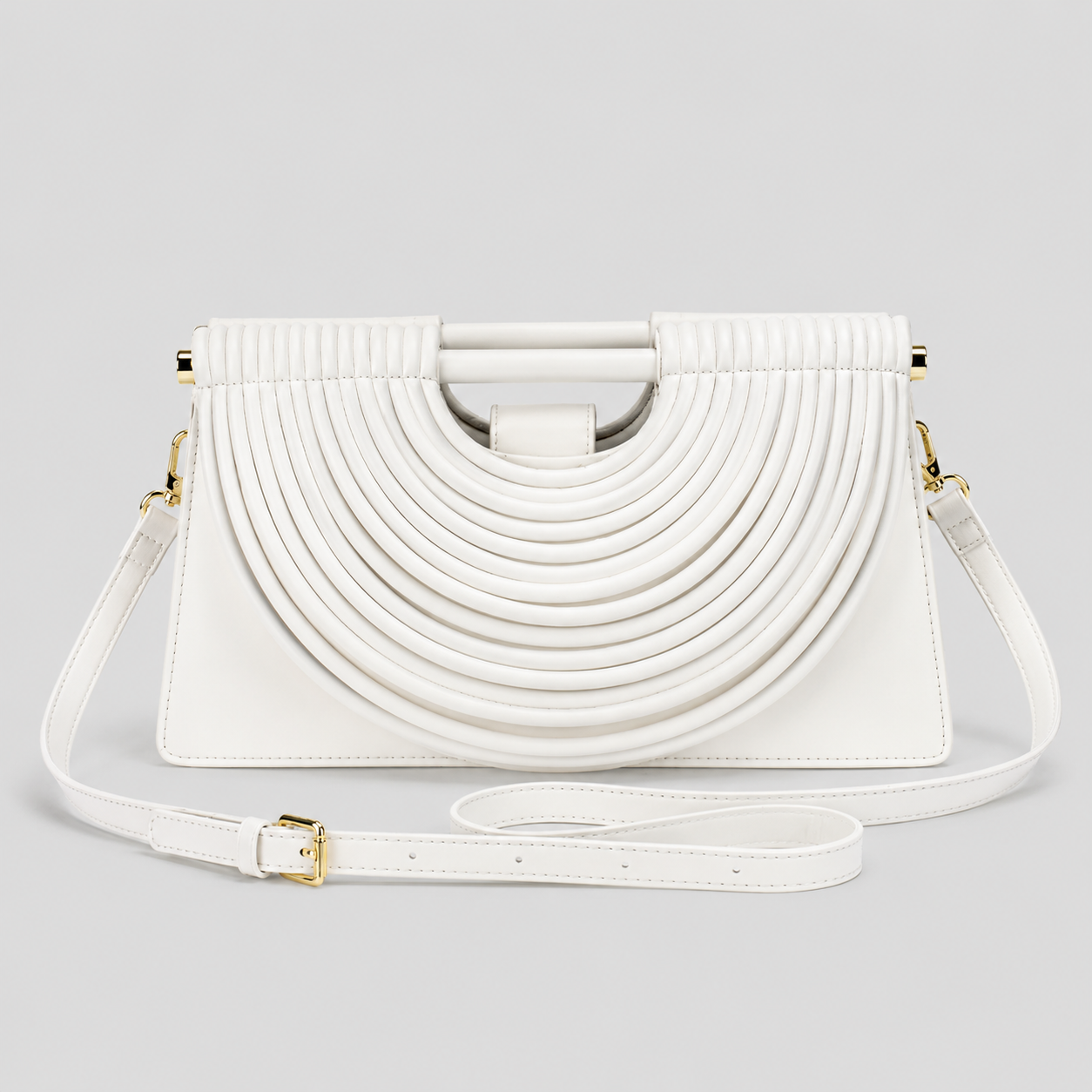 Elegancka Torebka Damska z Metalowym Uchwytem – Designerska Torebka na Ramię i Crossbody